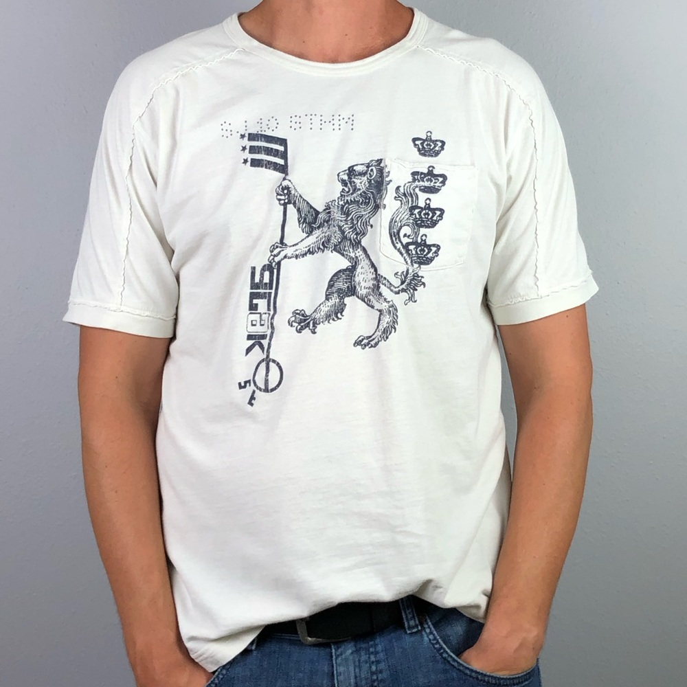 Men’s Vintage Guess Graphic T-shirt | Size XL